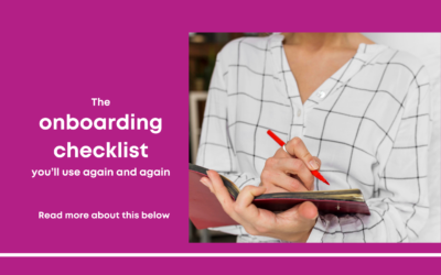 The onboarding checklist you’ll use again and again